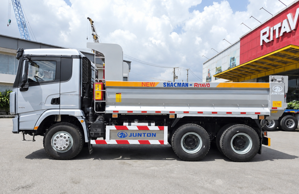Xe Ben 3 Chân SHACMAN X3000 340HP Thùng 10 Khối